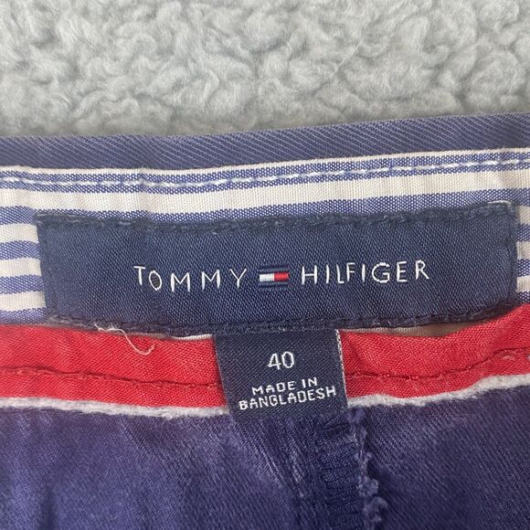 Tommy Hilfiger Navy Blue Mens Bermuda Shorts Size 40 - Picture 10 of 11